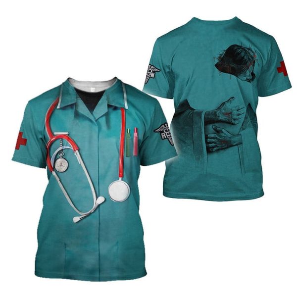 coolspod love nurse jesus hug jesus christian 3d shirt perfect nurse apparel gift ideas