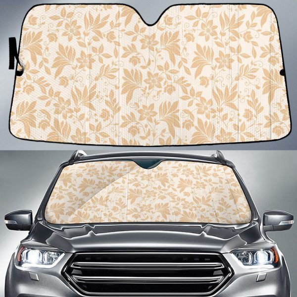 classical luxury old fashioned floral printed car sun shades cover auto windshield coolspod
