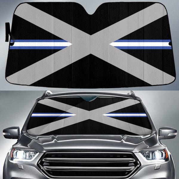 alabama flag thin blue fire line printed car sun shades cover auto windshield coolspod