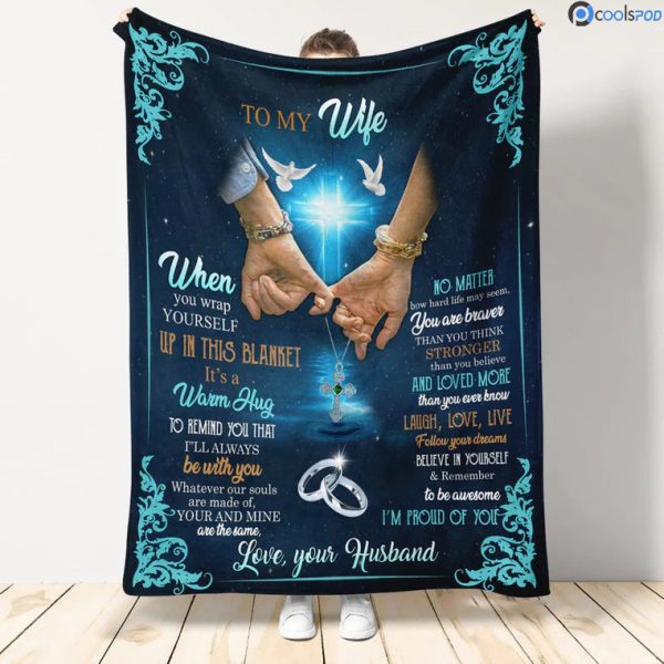 gift for wife throw blanket to my wife when you wrap yourself up in this blanket valentine soft cozy warm blanket