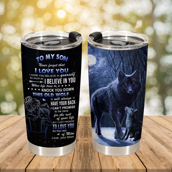 son tumbler gift for son from mom to my son never forget that i love you skinny tumbler birthday gift ideas for son