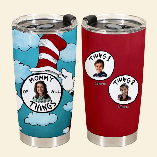 mother of all things personalized photo tumbler mothers day birthday gift for mother grandma