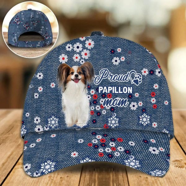 classic proud dog mom cap baseball cap hat proud with dog bread womens cap hat