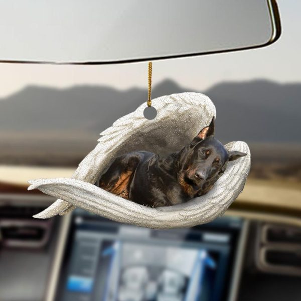 beauceron sleeping angel beauceron lovers dog mom ornament