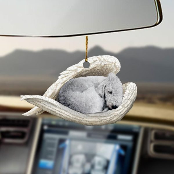 bedlington terrier sleeping angel bedlington terrier lovers dog moms ornament cus tjl