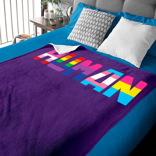 human lgbt gay pride blankets rainbow gay blanket human rights blankets for ally support lgbtq gifts