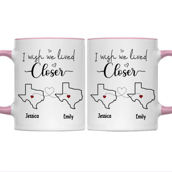 friendships the wine of life bestie personalized custom accent mug gift for best friends bff sisters
