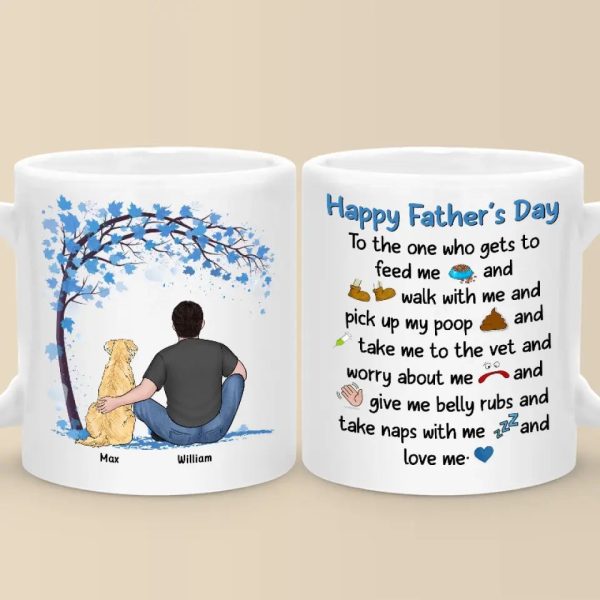 a bond that cant be broken dog personalized custom mug fathers day gift for pet owners pet lovers