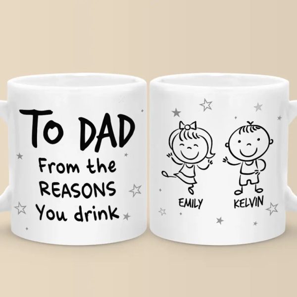 family is the compass that guides us family personalized custom mug gift for family members