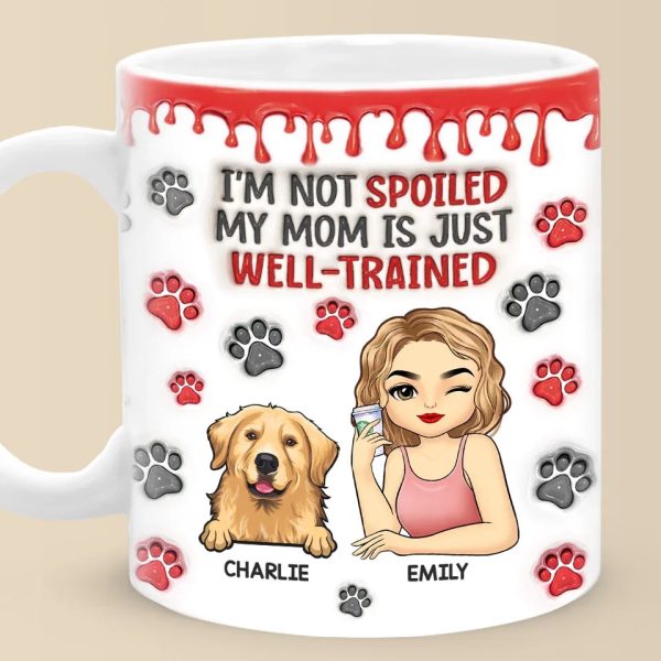 all you need is love and a pet dog cat personalized custom 3d inflated effect printed mug christmas gift for pet owners pet lovers