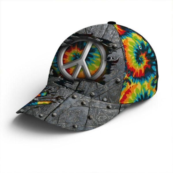 rainbow hippie classic gray baseball cap coolspod