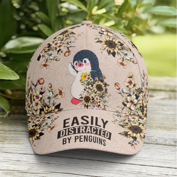 floral penguin vintage baseball cap coolspod