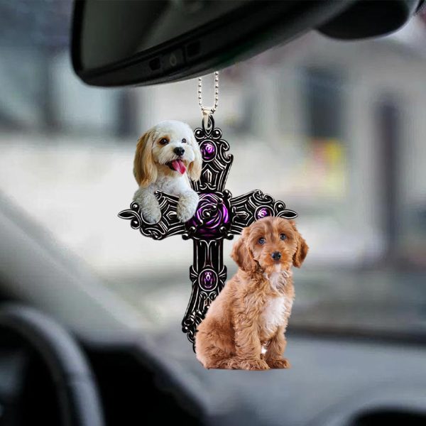 cockapoo pray for god car hanging ornament dog pray for god ornament coolspod