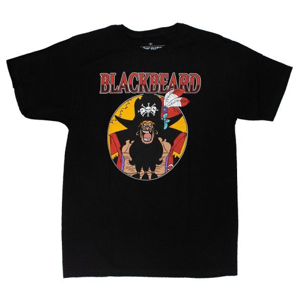 one piece black beard short sleeve t shirt