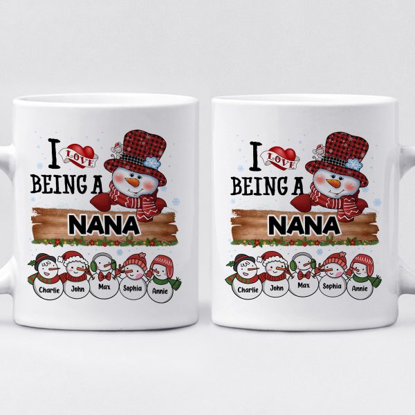 blessed to be called grandma family personalized custom mug christmas gift for grandma