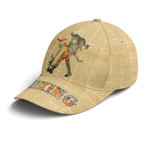 hiking vintage pattern baseball cap coolspod
