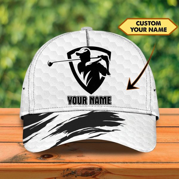 custom name 3d full print cap gifts for a golf lover golfing cap hat for men summer cap for golfer