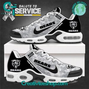 Chicago Bears Arctic Camo 2024 Salute to Service Air Cushion Sport Shoes