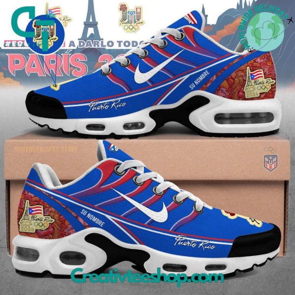 Puerto Rico Olympic Games Paris 2024 Air Cushion Sport Shoes