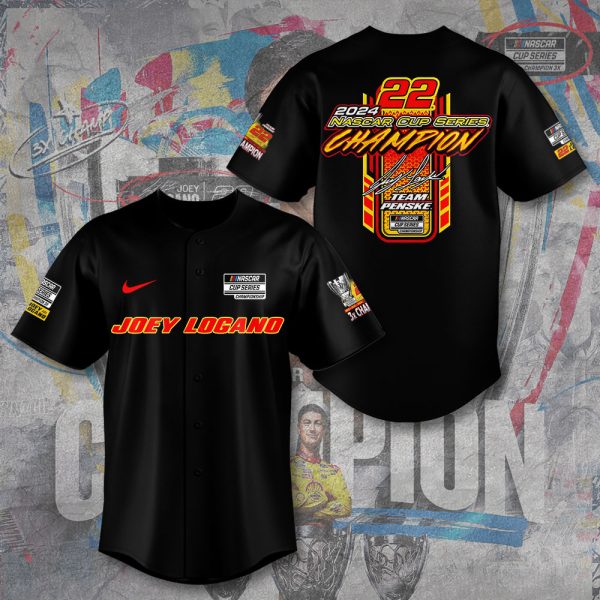 joey logano nascar personalized style baseball jersey eh9qj.jpg