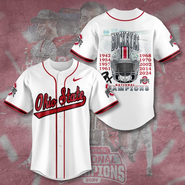 ohio state buckeyes ncaa personalized style baseball jersey ria71.jpeg